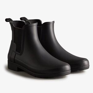 HUNTER Original Refined Chelsea Waterproof Rain Boots